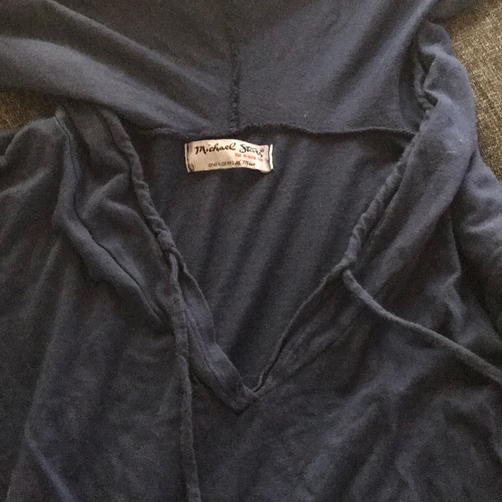 Michael Stars Long Sleeved Hooded Dress